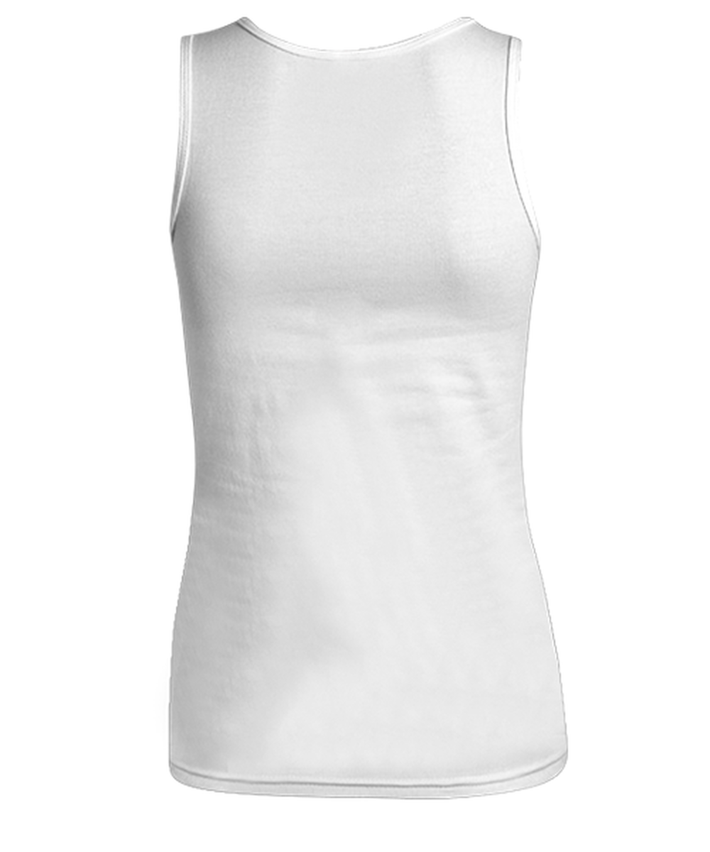 Still wondering why I'm single, white Women's Tank Top. Model 60053