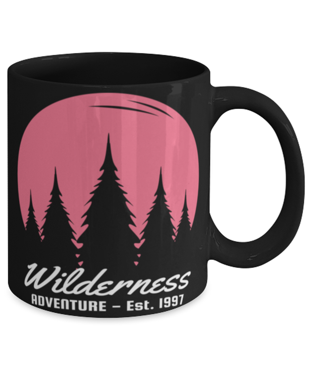 Wilderness Adventures, black Coffee Mug, Coffee Cup 11oz. Model 60071