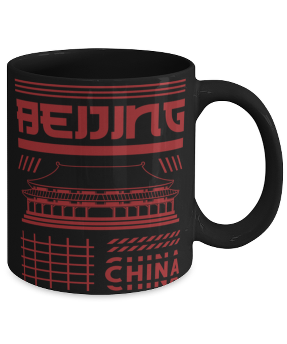 Beijing, black Coffee Mug, Coffee Cup 11oz. Model 60082