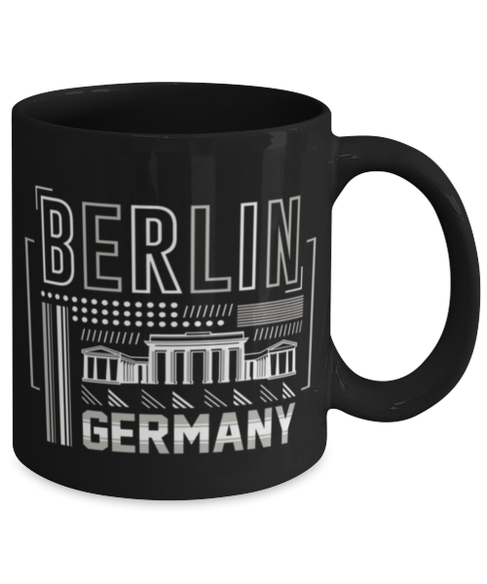 Berlin, black Coffee Mug, Coffee Cup 11oz. Model 60082