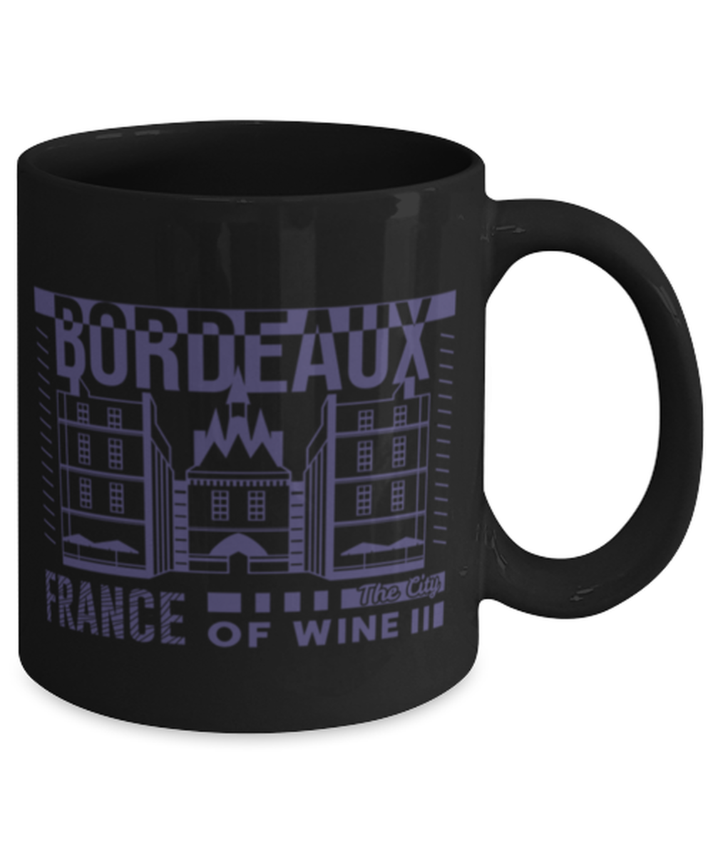 Bordeaux, black Coffee Mug, Coffee Cup 11oz. Model 60082