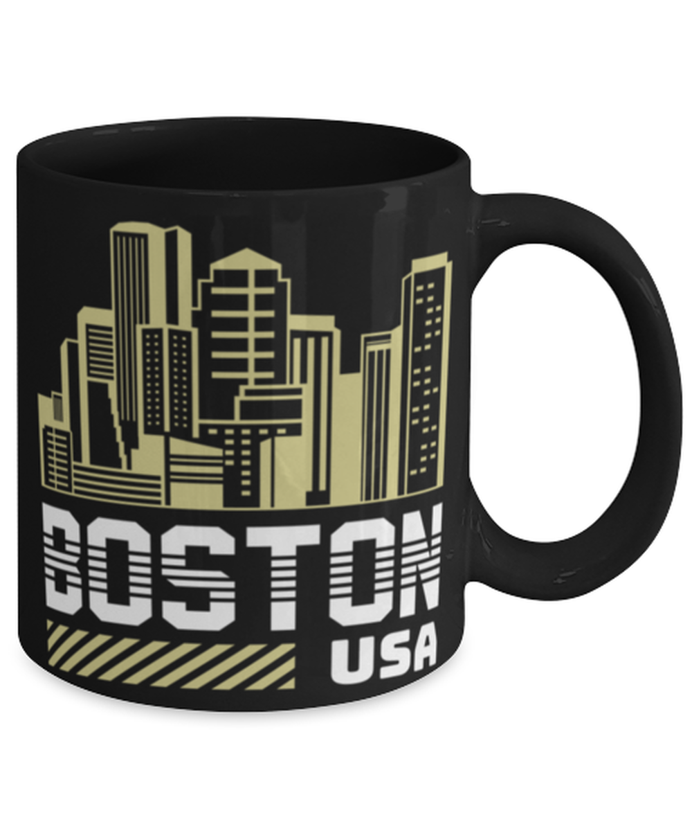 Boston, black Coffee Mug, Coffee Cup 11oz. Model 60082