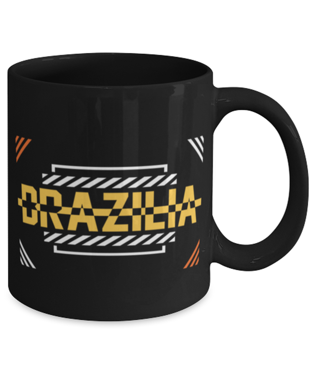 Brazilia, black Coffee Mug, Coffee Cup 11oz. Model 60082