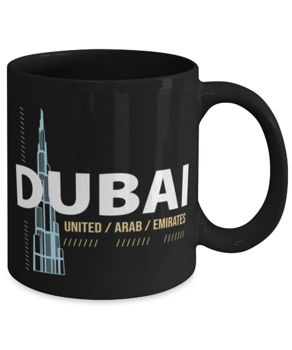 Dubai, black Coffee Mug, Coffee Cup 11oz. Model 60082