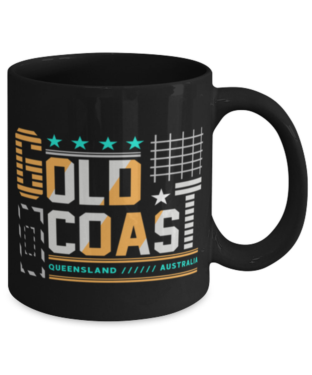 Gold Coast, black Coffee Mug, Coffee Cup 11oz. Model 60082