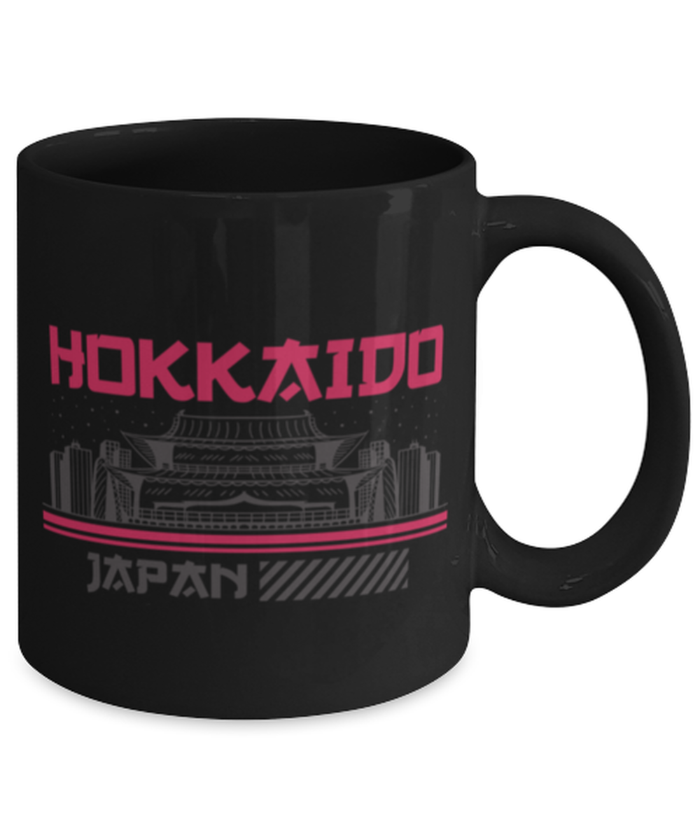 Hokkaido, black Coffee Mug, Coffee Cup 11oz. Model 60082
