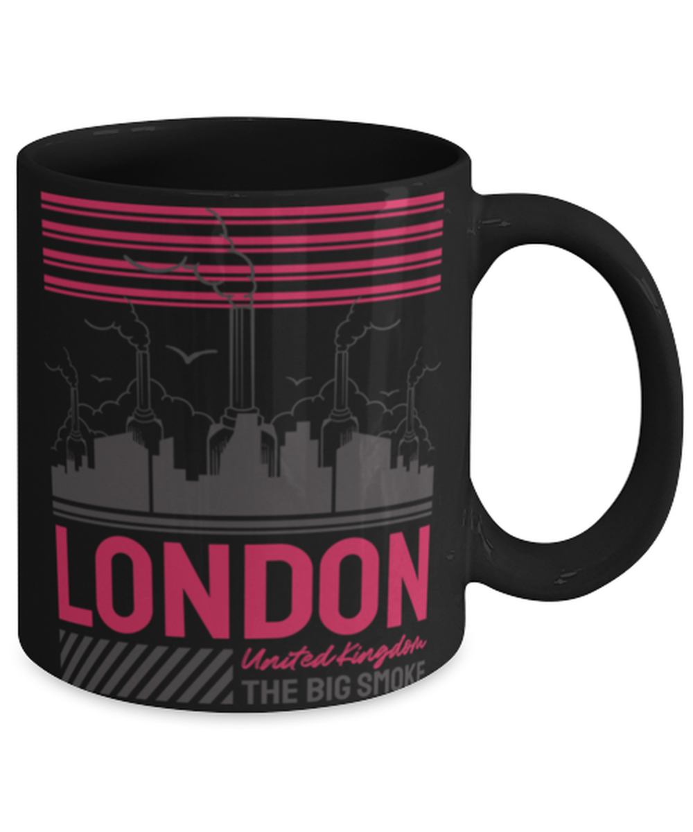 London, black Coffee Mug, Coffee Cup 11oz. Model 60082