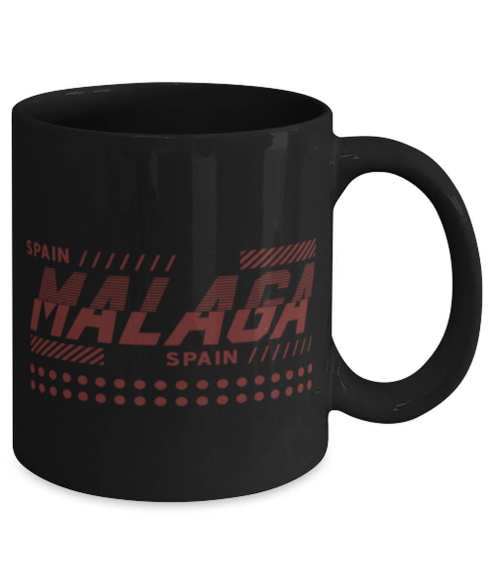 Malaga, black Coffee Mug, Coffee Cup 11oz. Model 60082