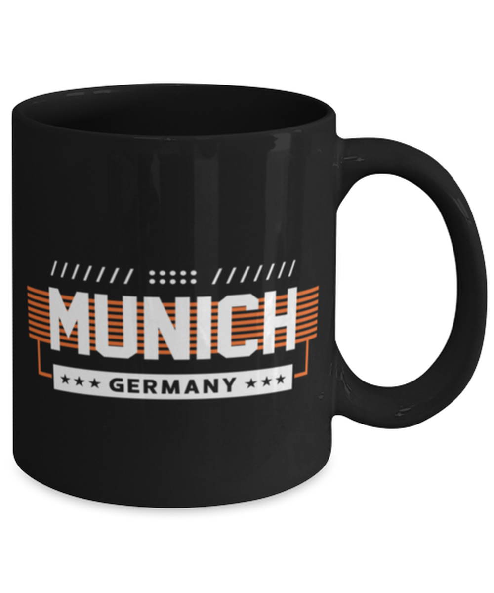 Munich, black Coffee Mug, Coffee Cup 11oz. Model 60082