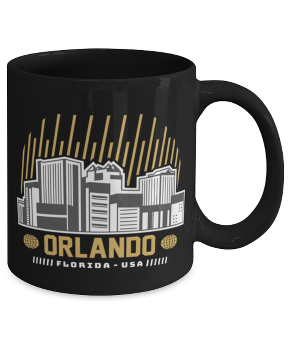 Orlando, black Coffee Mug, Coffee Cup 11oz. Model 60082