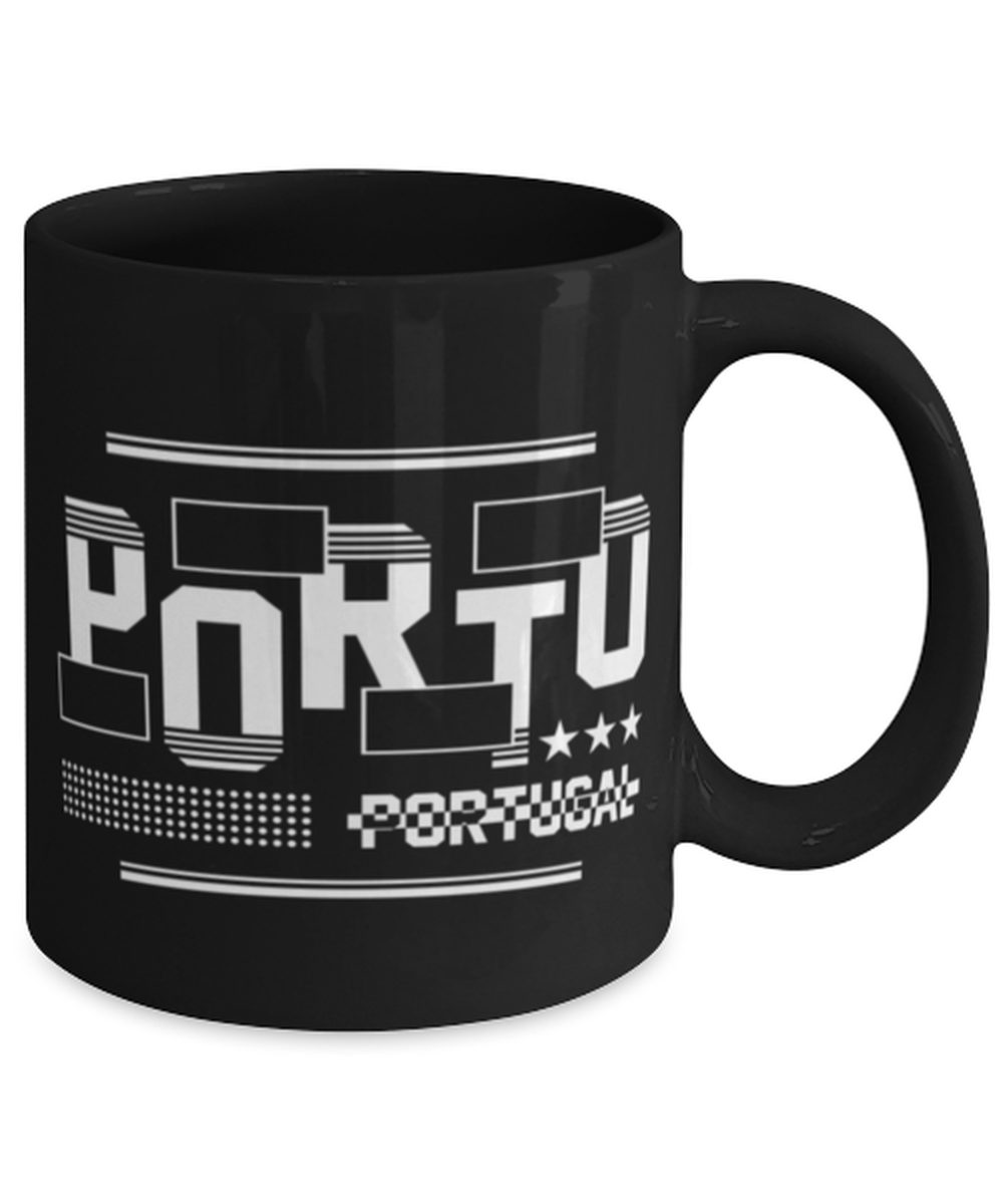 Porto, black Coffee Mug, Coffee Cup 11oz. Model 60082