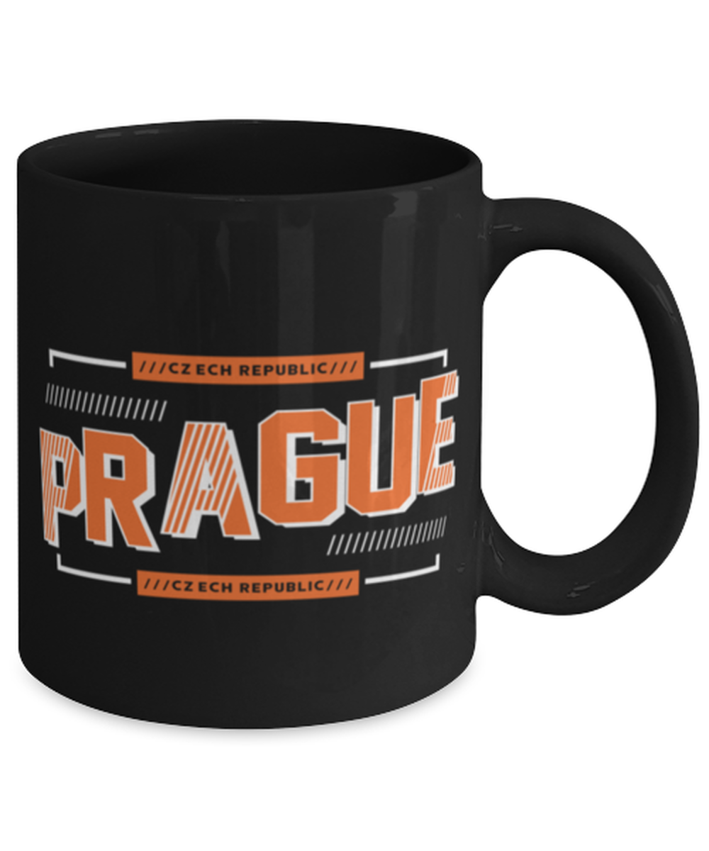 Prague, black Coffee Mug, Coffee Cup 11oz. Model 60082