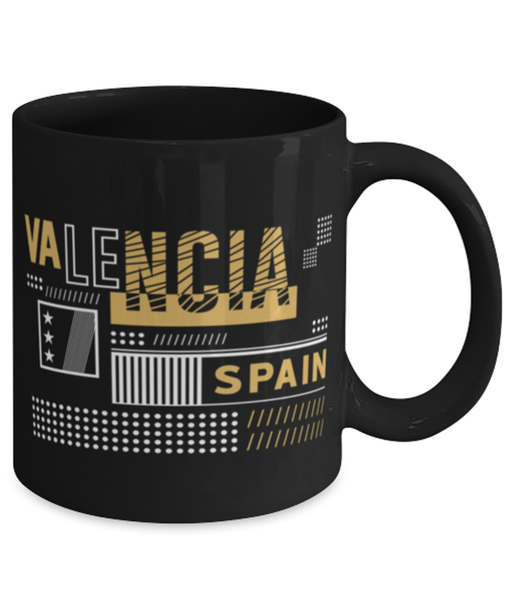 Valencia, black Coffee Mug, Coffee Cup 11oz. Model 60082