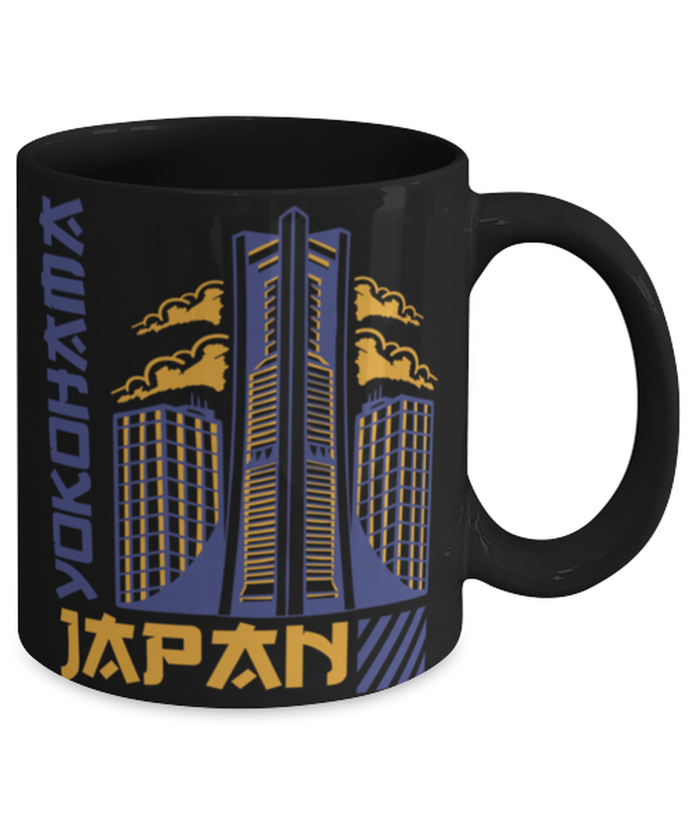 Yokohama, black Coffee Mug, Coffee Cup 11oz. Model 60082