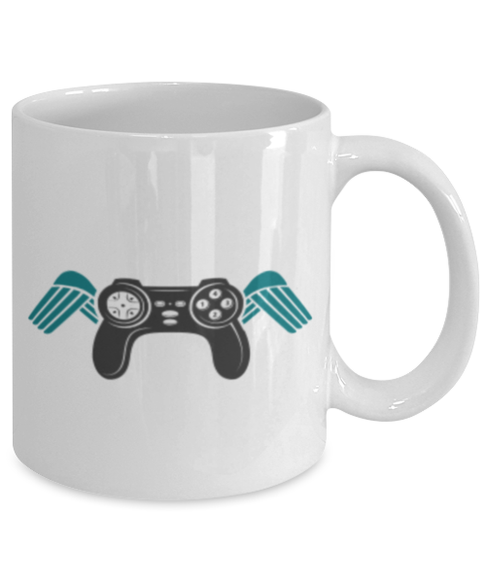 just gaming, white Coffee Mug, Coffee Cup 11oz. Model 60089