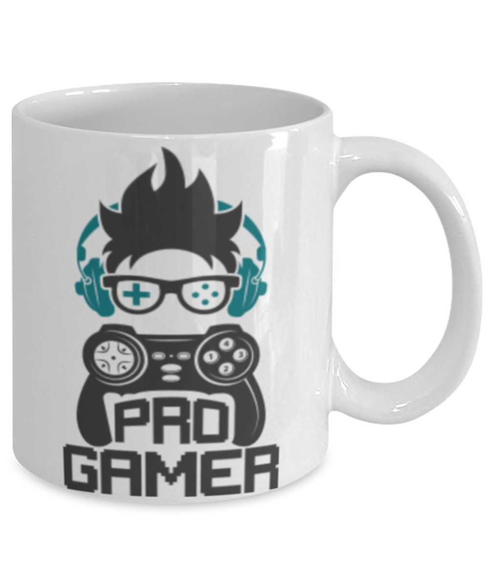 pro gamer, white Coffee Mug, Coffee Cup 11oz. Model 60089