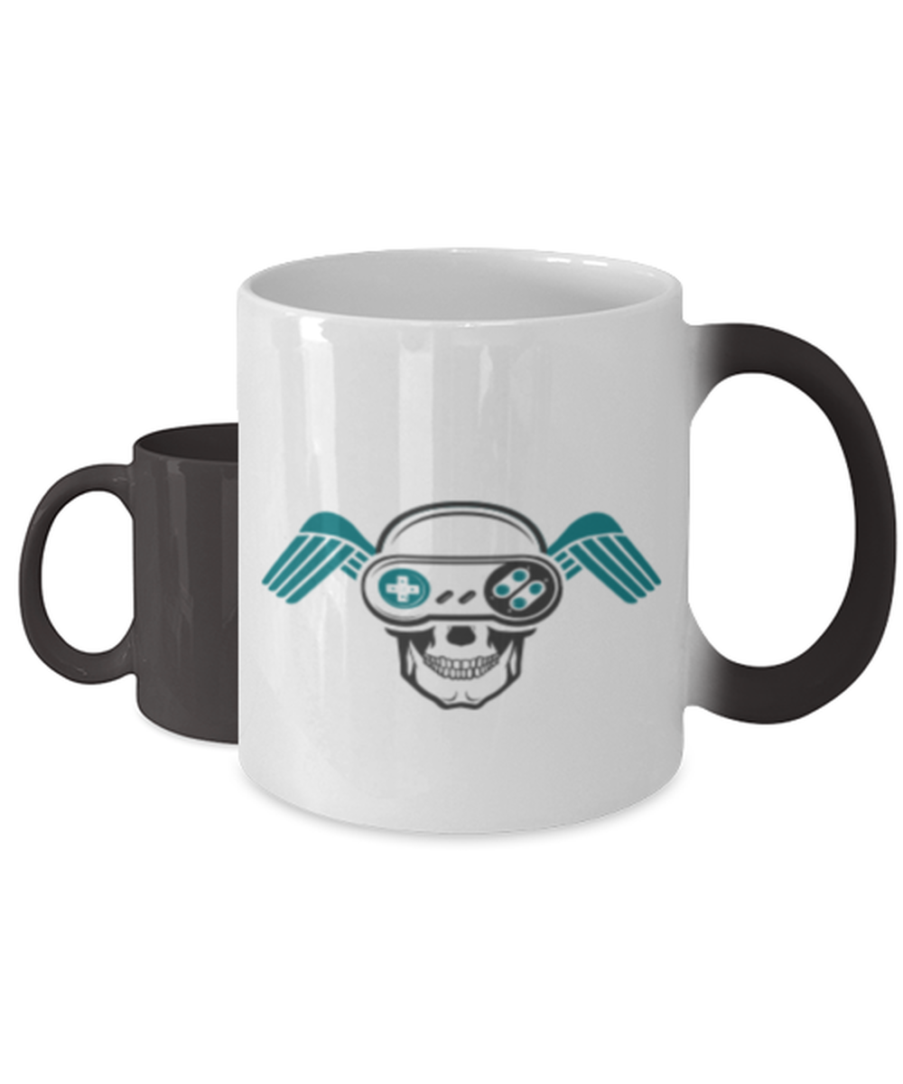 Gamer ,  Heat Sensitive Color Changing Coffee Mug, Magic Coffee Cup. Model 60089