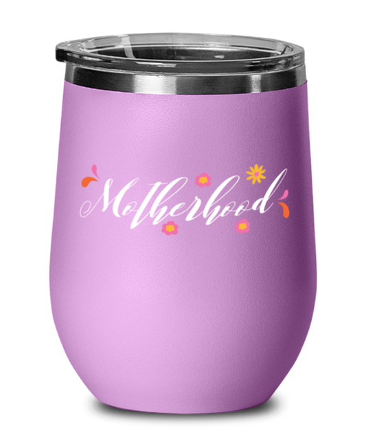 Motherhood1, light purple Wineglass. Model 60043