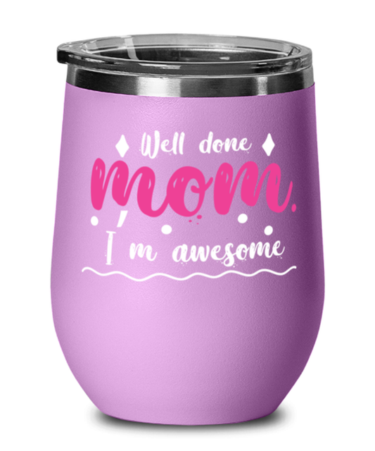 Well done mom1, light purple Wineglass. Model 60043