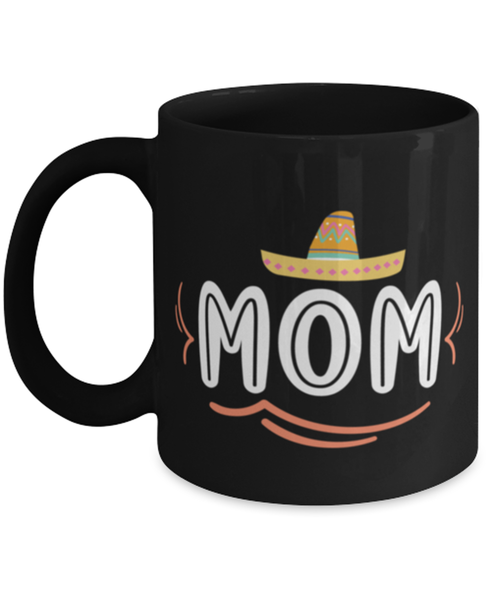 MOM, black Coffee Mug, Coffee Cup 11oz. Model 60044