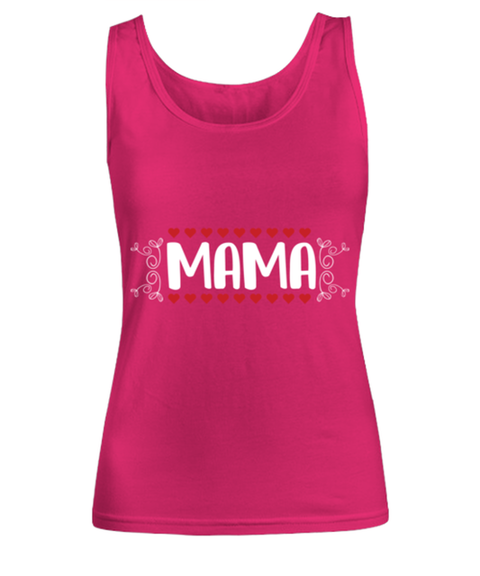 MAMA, heliconia Women's Tank Top. Model 60045