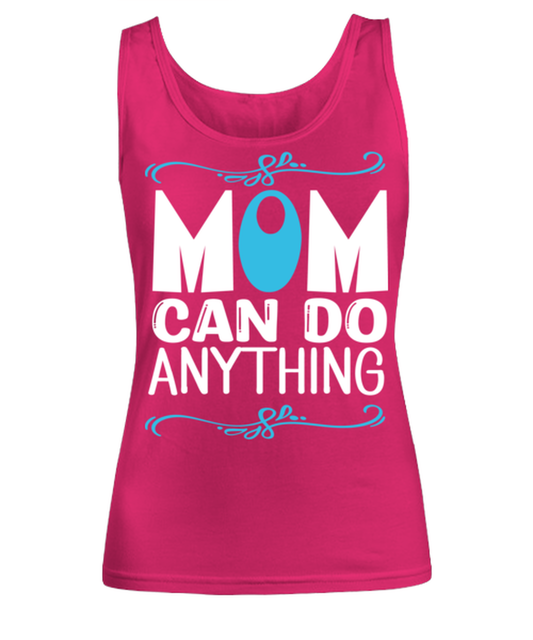 Mom can do anything, heliconia Women's Tank Top. Model 60045