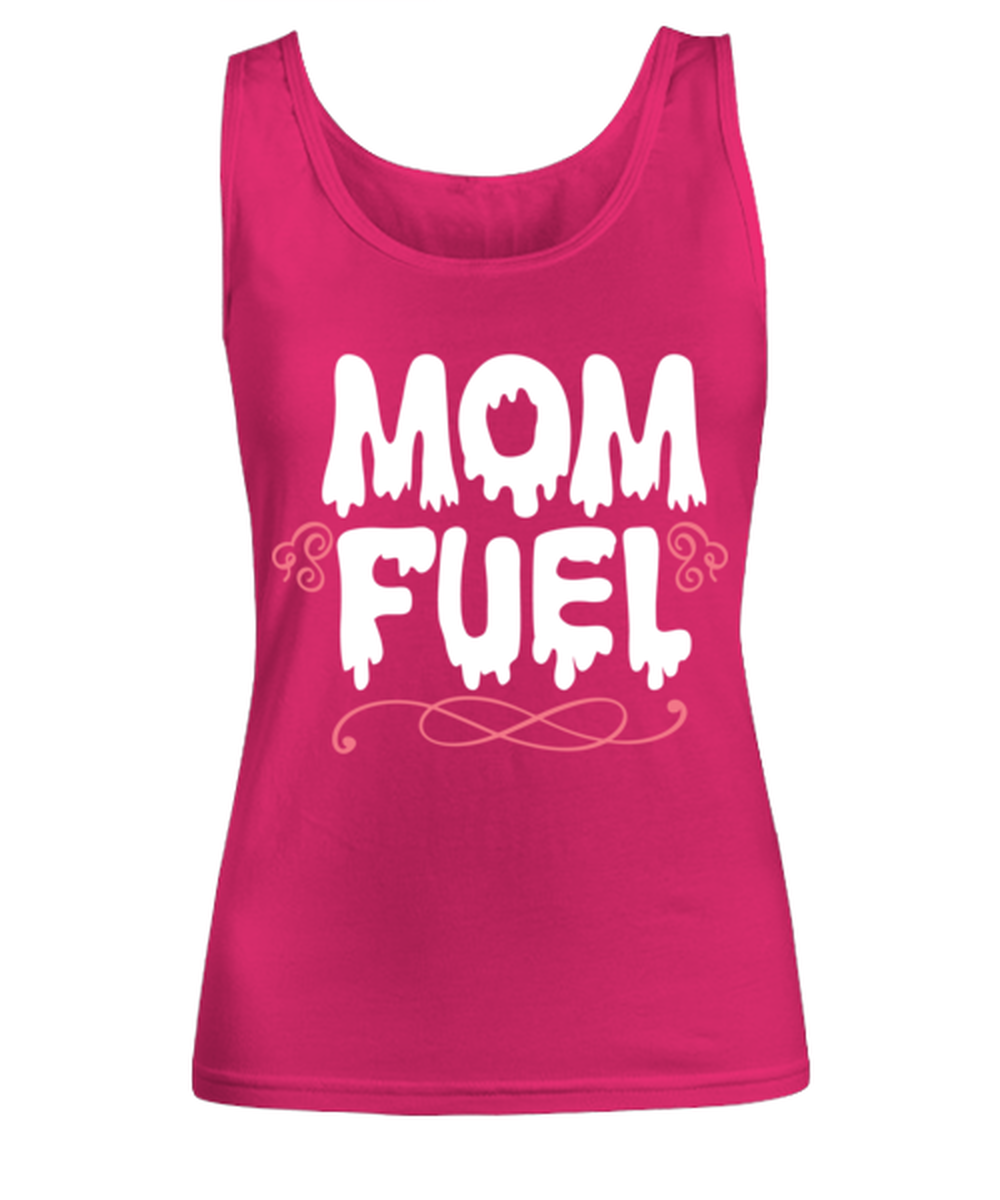 Mom Fuel, heliconia Women's Tank Top. Model 60045
