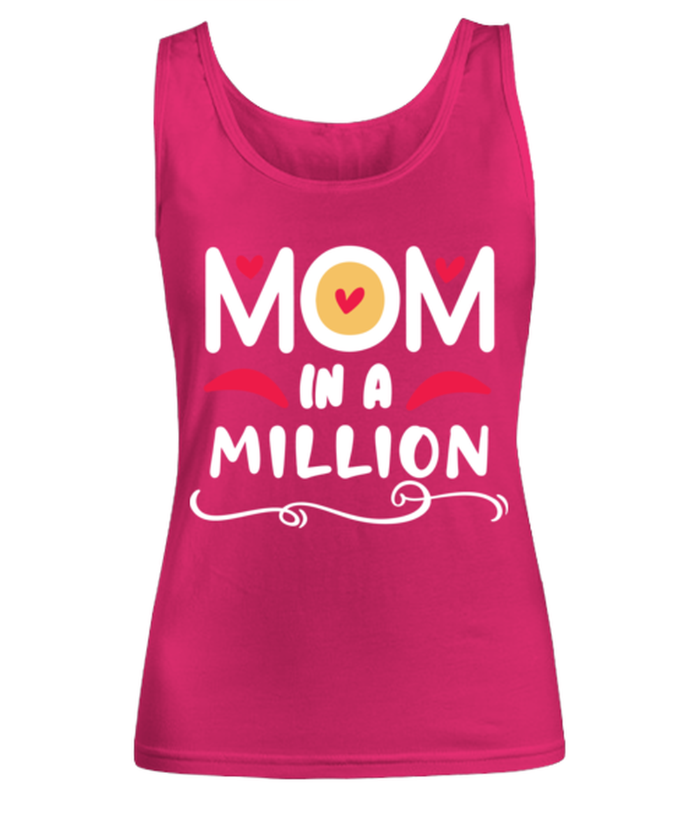 Mom in a million, heliconia Women's Tank Top. Model 60045
