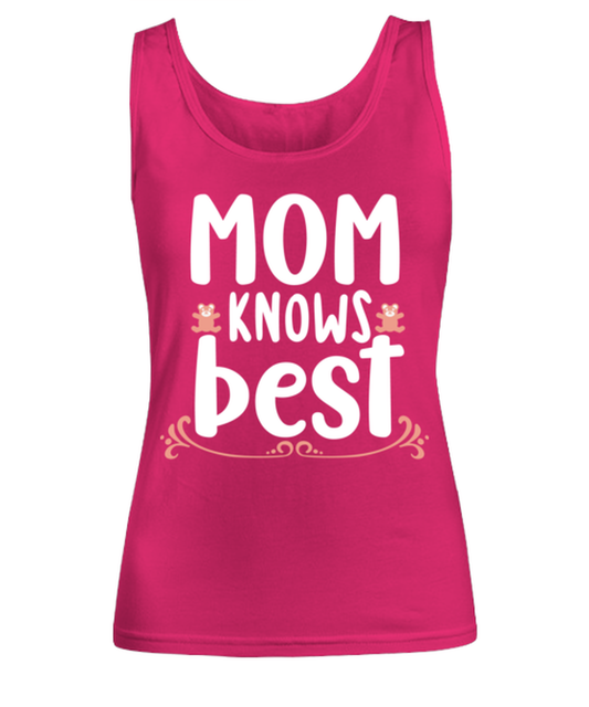Mom knows best, heliconia Women's Tank Top. Model 60045