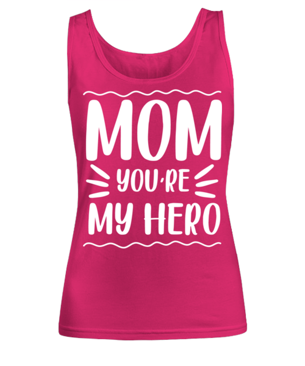 Mom you're my hero, heliconia Women's Tank Top. Model 60045