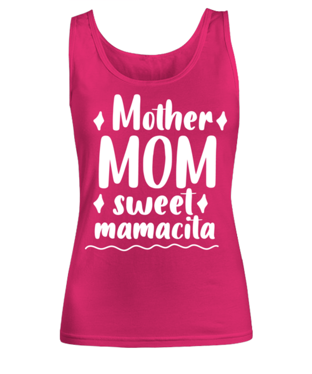 Mother Mom sweet mamacita, heliconia Women's Tank Top. Model 60045
