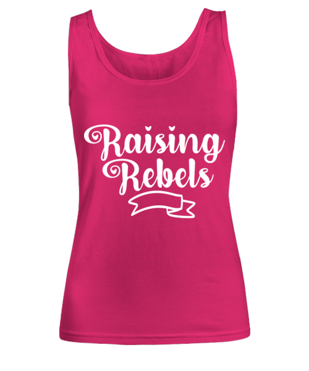Raising Rebels, heliconia Women's Tank Top. Model 60045