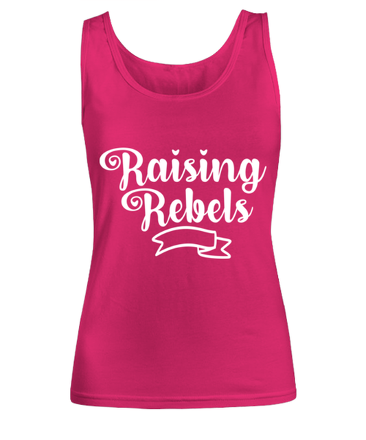 Raising Rebels, heliconia Women's Tank Top. Model 60045
