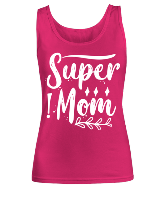 Super Mom1, heliconia Women's Tank Top. Model 60045