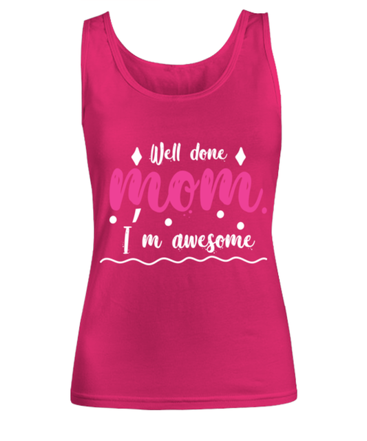 Well done mom1, heliconia Women's Tank Top. Model 60045