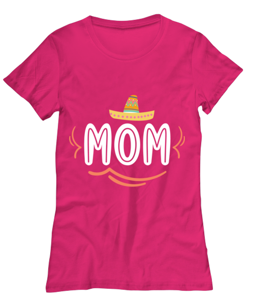 MOM, heliconia Women's Tee. Model 60045