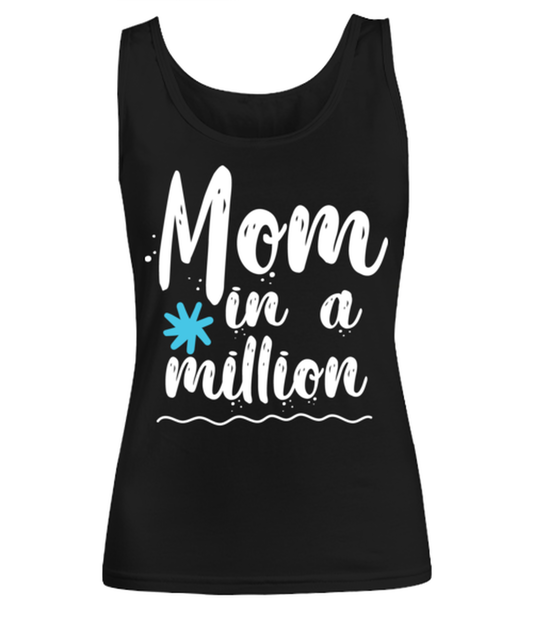 Mom in a million1, black Women's Tee. Model 60045