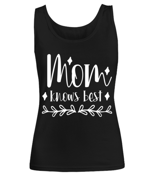 Mom knows best1, black Women's Tee. Model 60045
