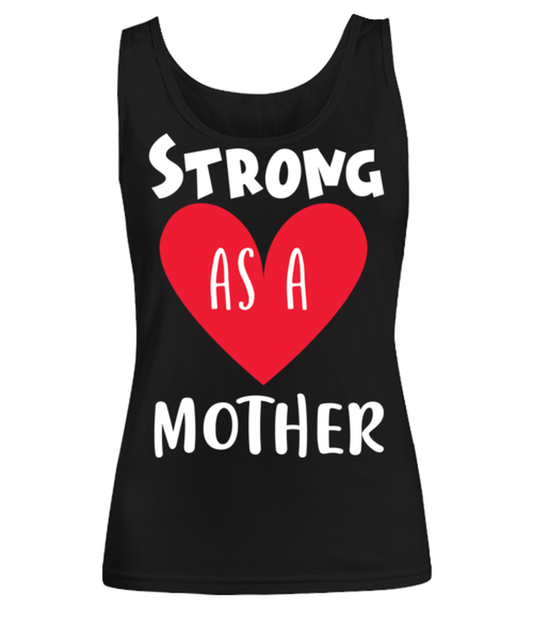 Strong as a mother, black Women's Tee. Model 60045