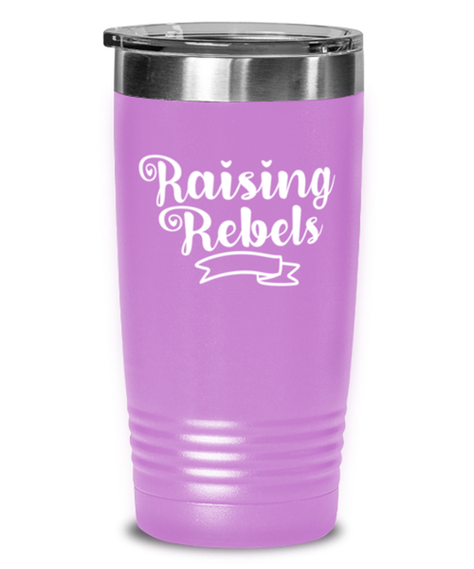Raising Rebels, light purple Tumbler 20oz. Model 60046