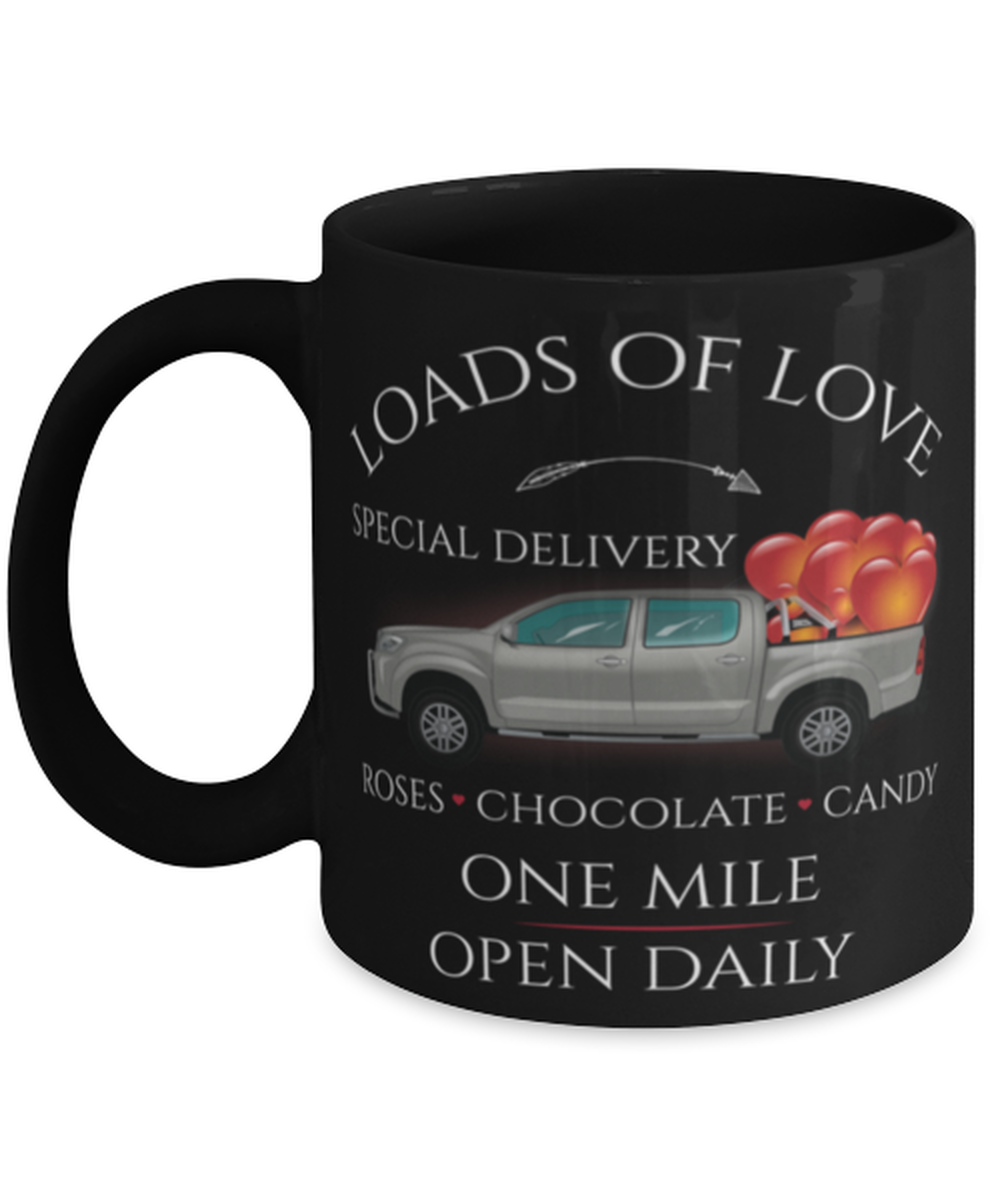 Loads of Love-shirt, black Coffee Mug, Coffee Cup 11oz. Model 60055