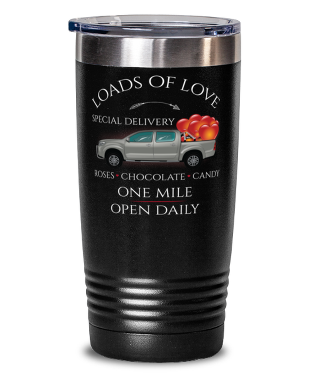 Loads of Love-shirt, black Tumbler 20oz. Model 60055