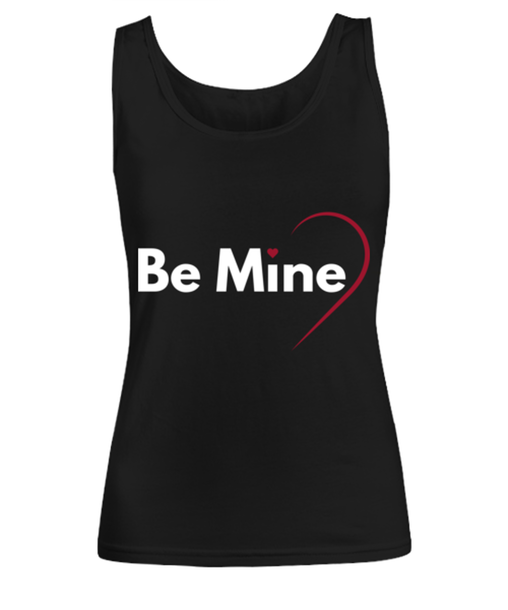 Be Mine, black Women's Tank Top. Model 60056