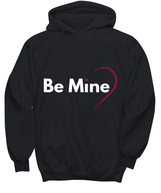 Be Mine, black hoodie. Model 60056