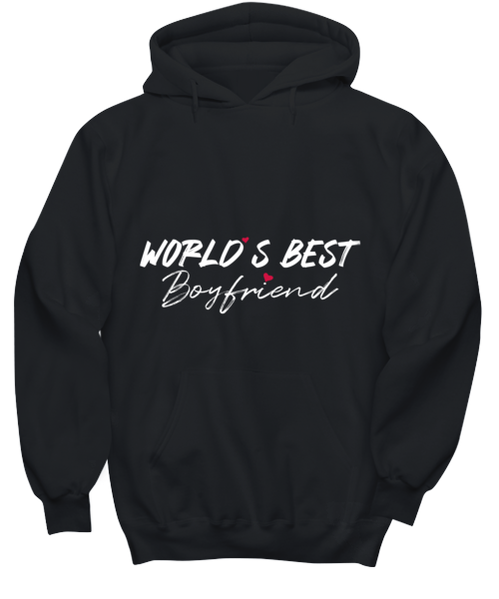 World's Best boyfriend , black hoodie. Model 60056