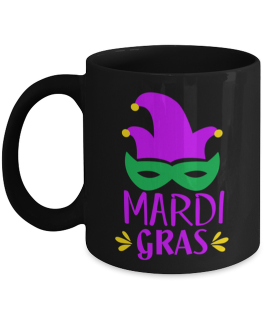 Mardi Gras, black Coffee Mug, Coffee Cup 11oz. Model 60059