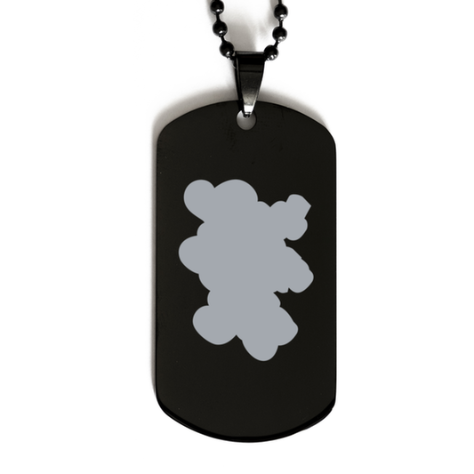 God With Me,  Black Dog Tag Bracelet. Model 60060