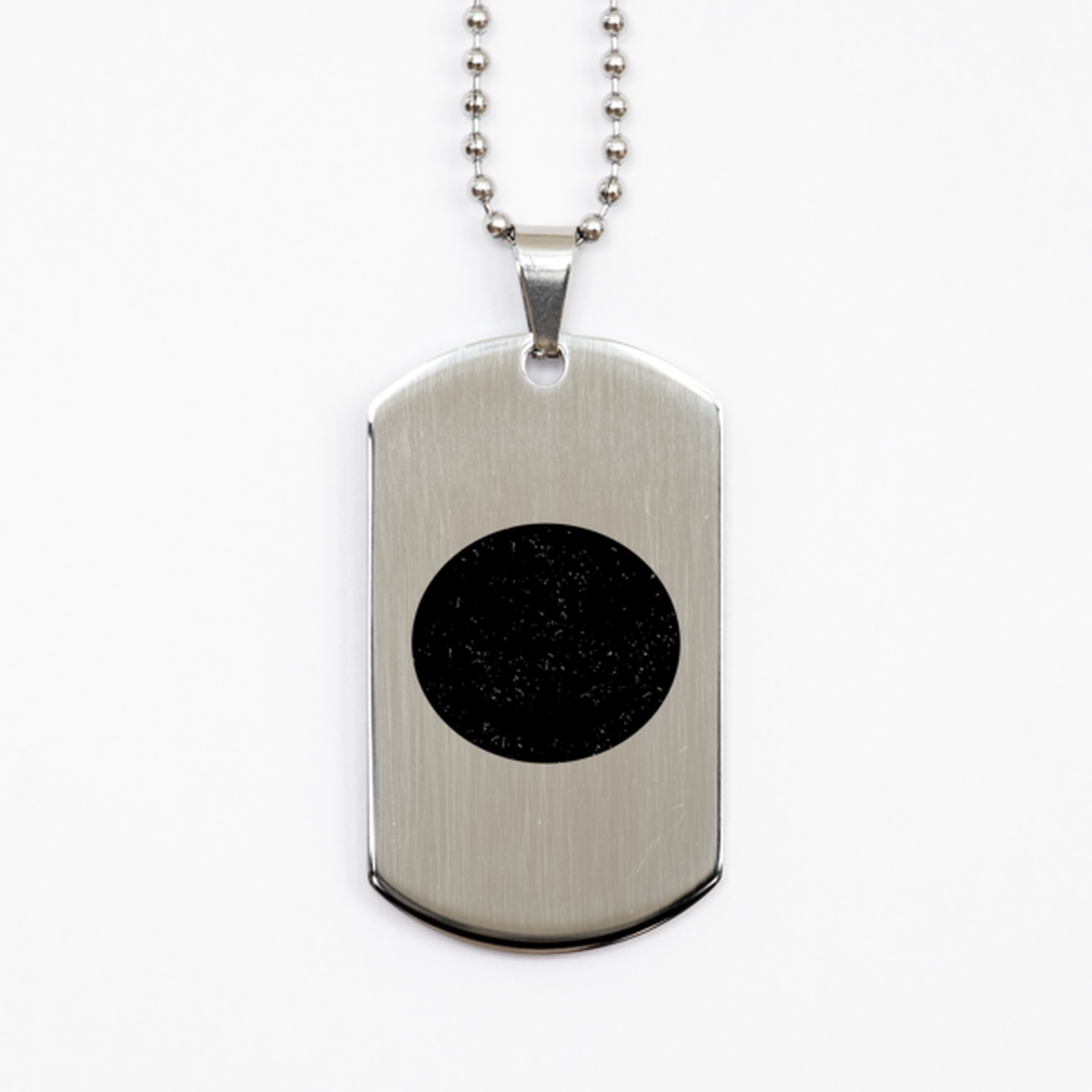 Jesus is Painting in Me a Smile,  Silver Dog Tag Bracelet. Model 60061