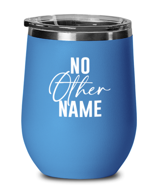 No Other Name, blue drinkware metal glass. Model 60062
