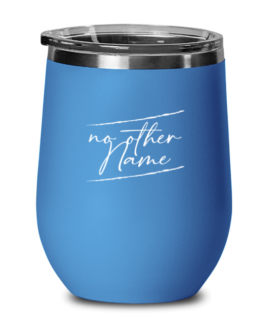 No Mather Name, blue drinkware metal glass. Model 60062